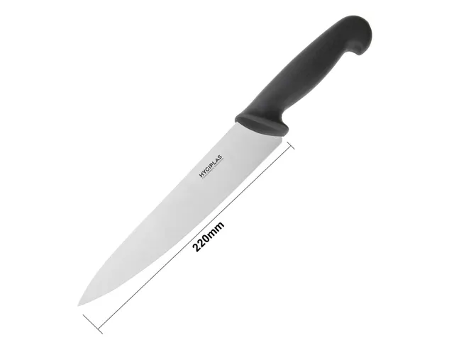 Koksmes Hygiplas 215 mm zwart