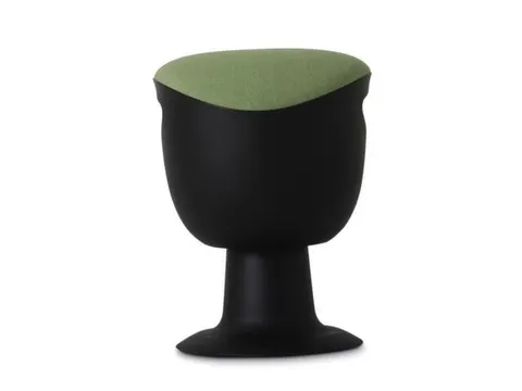 Kruk Kantelbaar Ergonomische Comfortstoel Groen Stof Zwart Kunststof