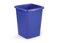 Vierkante Afvalbak Durabin 90 Liter Blauw