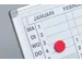 Verticale Jaarplanner Magnetisch 60x90cm Engels Softline profiel 8mm