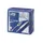 Dinnerservet 39x39cm 2-laags 1/4 vouw donkerblauw 39x39cm 12x150 st