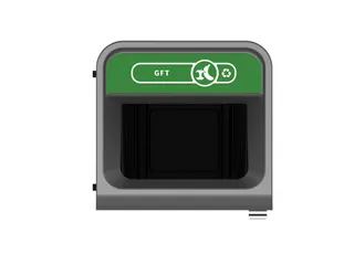Configure Recyclingstation Rest 87 Liter Antraciet Groen - 2