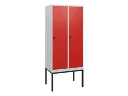 locker,HxBxD 1950x800x500mm,2vak,vak B 400mm,draaigrendel
