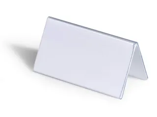 Tafelnaambord Durable 8051 52x100mm transparant - 3