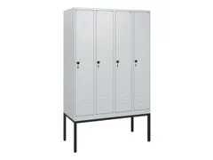 locker,HxBxD 1950x1200x500mm,4vak,vak B 300mm,draaigrendel