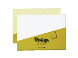 Dubbele kaart Papyrus Envelpack Design A6 105x148mm ivoor 894450 15 st