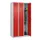 locker,HxBxD 1850x900x500mm,3vak,vak B 300mm,draaigrendel