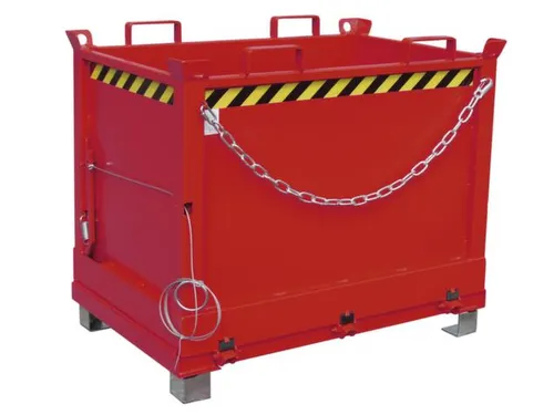 klapbodemcontainer,HxLxB 845x840x1245mm,0,5m³,hijsogen,vorksloffen