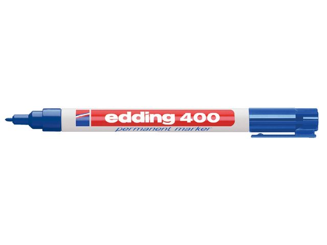 Viltstift edding 400 rond blauw 1mm | EddingMarker.nl
