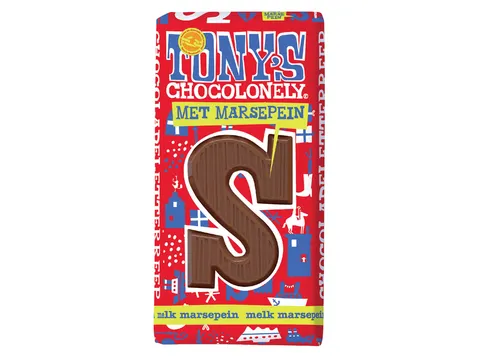 Letterreep Melk Marsepein S 180 Gram