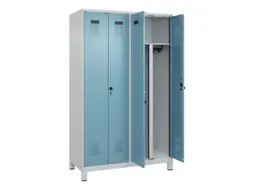 PBM-locker,HxBxD 1950x1200x500mm,4vak,vak B 300mm,draaigrendel