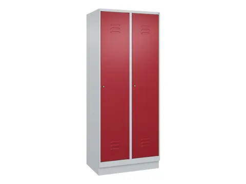 locker,HxBxD 1950x800x500mm,2vak,vak B 400mm,cil.-slot,sokkel