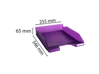Brievenbak COMBO MID I violet transparant - 5
