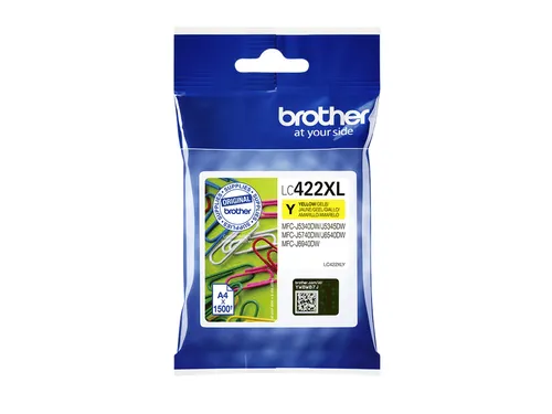 Inktcartridge Brother LC-422XLY geel