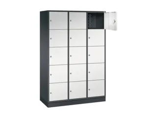 grootvolume-lockersysteem,RAL 7021/RAL 7035,HxBxD 1950x1220x500mm - 1