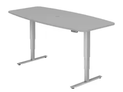In hoogte verstelbare vergadertafel,HxBxD 635-1285x2200x1030mm