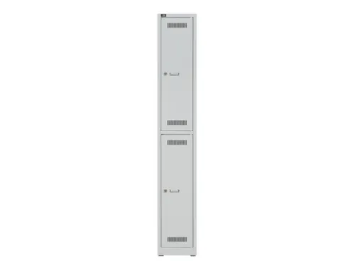 Dubbeldekse garderobekast,HxBxD 1850x300x500mm,1x2vak.,vak B 300mm