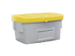 strooigoedbak,550l,HxBxD 748x1400x1070mm,PE,grijs,deksel geel