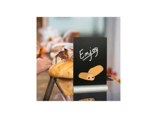 Krijtbord Securit A4 290x210x60mm voet aluminium - 5