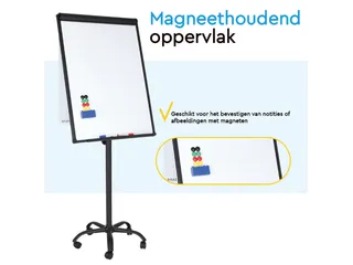 BRASQ Flipover Mobiel 70x100cm Magnetisch Zwart inclusief accessoires - 7