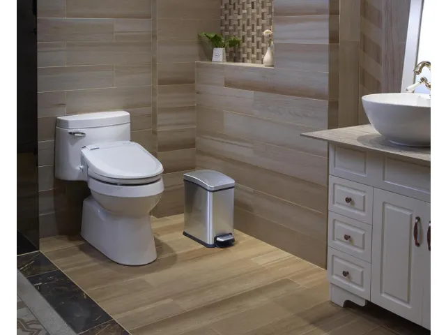 Rechthoekige Pedaalemmer New Rejoice Step Bin 8 Liter Mat Rvs