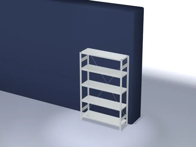 systeemstelling,grondveld,HxBxD 2000x1360x435mm,vakl. 215kg