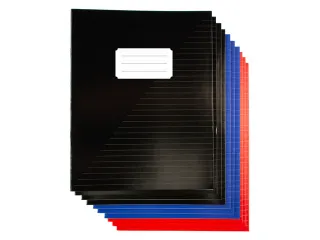 Schrift Kangaro A5 lijn 160 pagina's 60gr assorti pak à 10 stuks - 8