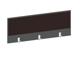 baliepaneel bureau aanbouw achter MS-donkergrijs BN2036-bruin 1200mm