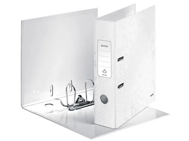 Ordner Leitz 1005 WOW 180° A4 karton wit 80mm