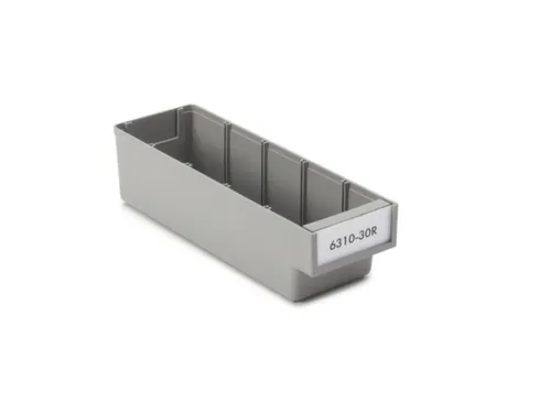 stellingbak,HxBxD 80x94x300mm,PP,grijs