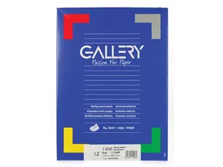 Gallery Witte Etiketten 105x48 mm - 1