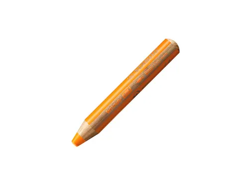Kleurpotloden STABILO 880 woody 3 in 1 multitalent oranje