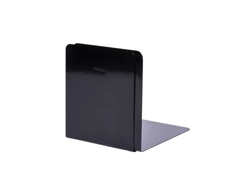 Boekensteun MAUL staal magnetisch 14x12x14cm set 2 zwart
