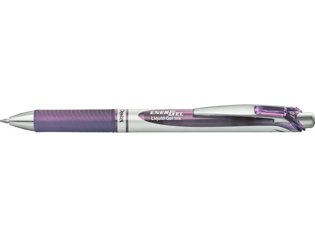 Gelschrijver Pentel BL77 Energel medium lila 0.35 mm