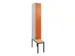 locker voor scheiding van kleding,HxBxD 2120x300x815mm,1vak