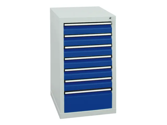 ladekast,HxBxD 900x500x500mm,7lade(n),centr. vergrendeling