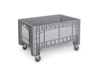 container met grote capaciteit,HxLxB 730x1200x800mm,354l,PE,grijs - 1