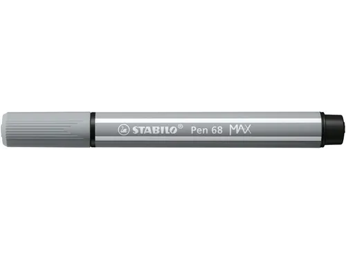 Viltstift STABILO Pen 68/95 Max middel koudgrijs