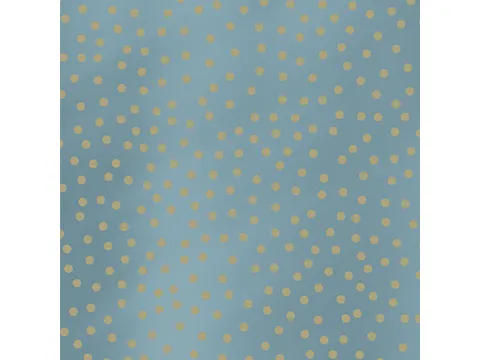Toonbankrol kraft dots blauw 60 grams 70cm breed 250 meter