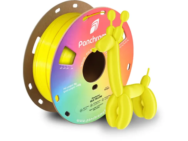Polymaker 3D printer Filament Panchroma PLA Silk 1,75mm Geel 1kg