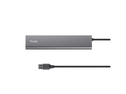 Hub Trust HALYX 7-port USB-A 3.2 zilver