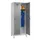 locker,HxBxD 1950x800x500mm,2vak,vak B 400mm,draaigrendel,voeten