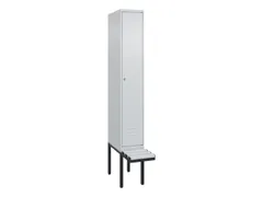 locker met bank,HxBxD 2120x300x815mm,1vak,vak B 300mm,cil.-slot