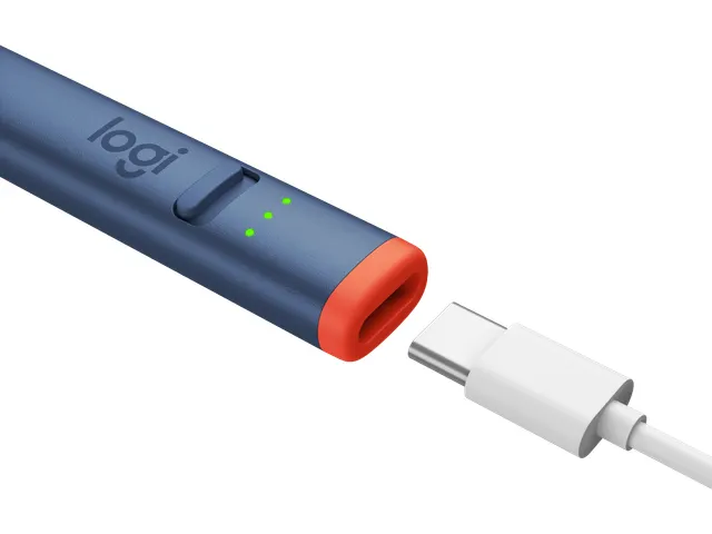 Logitech Crayon for Education, Tablet, Apple, Blauw, Oranje, iPad Pro