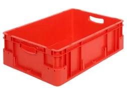 Stapelkrat Pp Hxlxb 180X600X400Mm 30L Rood