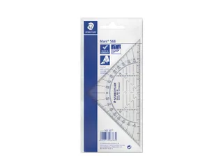 Geodriehoek Staedtler Mars 568 16cm Transparant - 1
