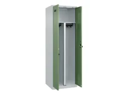 PBM-locker,HxBxD 1850x600x500mm,2vak,vak B 300mm,draaigrendel