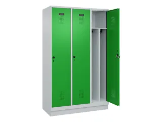 locker voor scheiding van kleding,HxBxD 1950x1200x500mm,3vak - 1