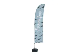 Beachflag 430cm complete set "Poisson Frais"