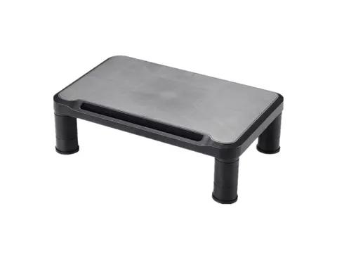 Monitorstandaard Met Tablethouder Zwart